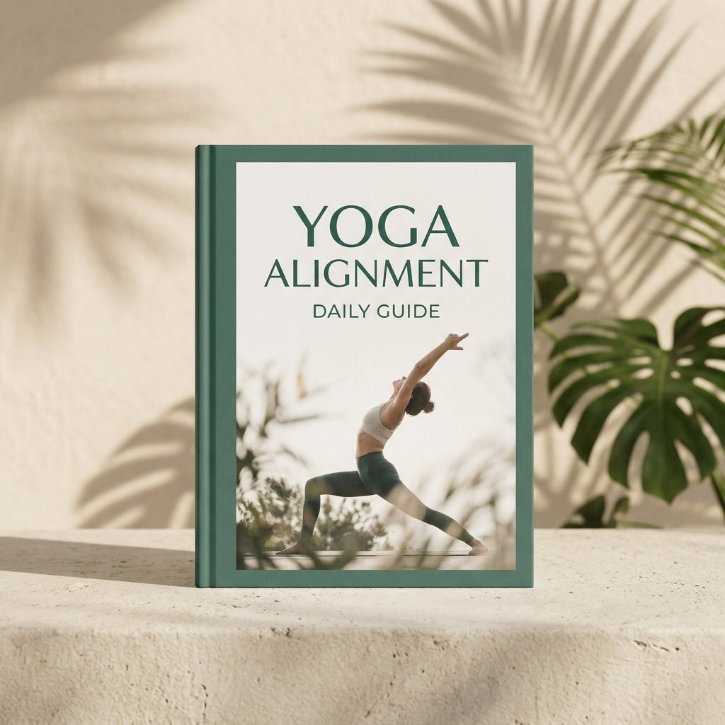 Yoga Basics Hardcover eBook Mockup